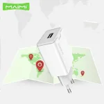 Adaptador de Corrente USB 2.4A Branco Carregador 12W