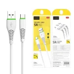 Cabo USB para Type-C | USB-C (Maimi - 5A - 1M - Branco)
