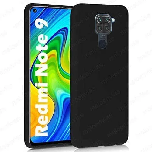 Capa Xiaomi Redmi Note 9 Silicone Premium Preto