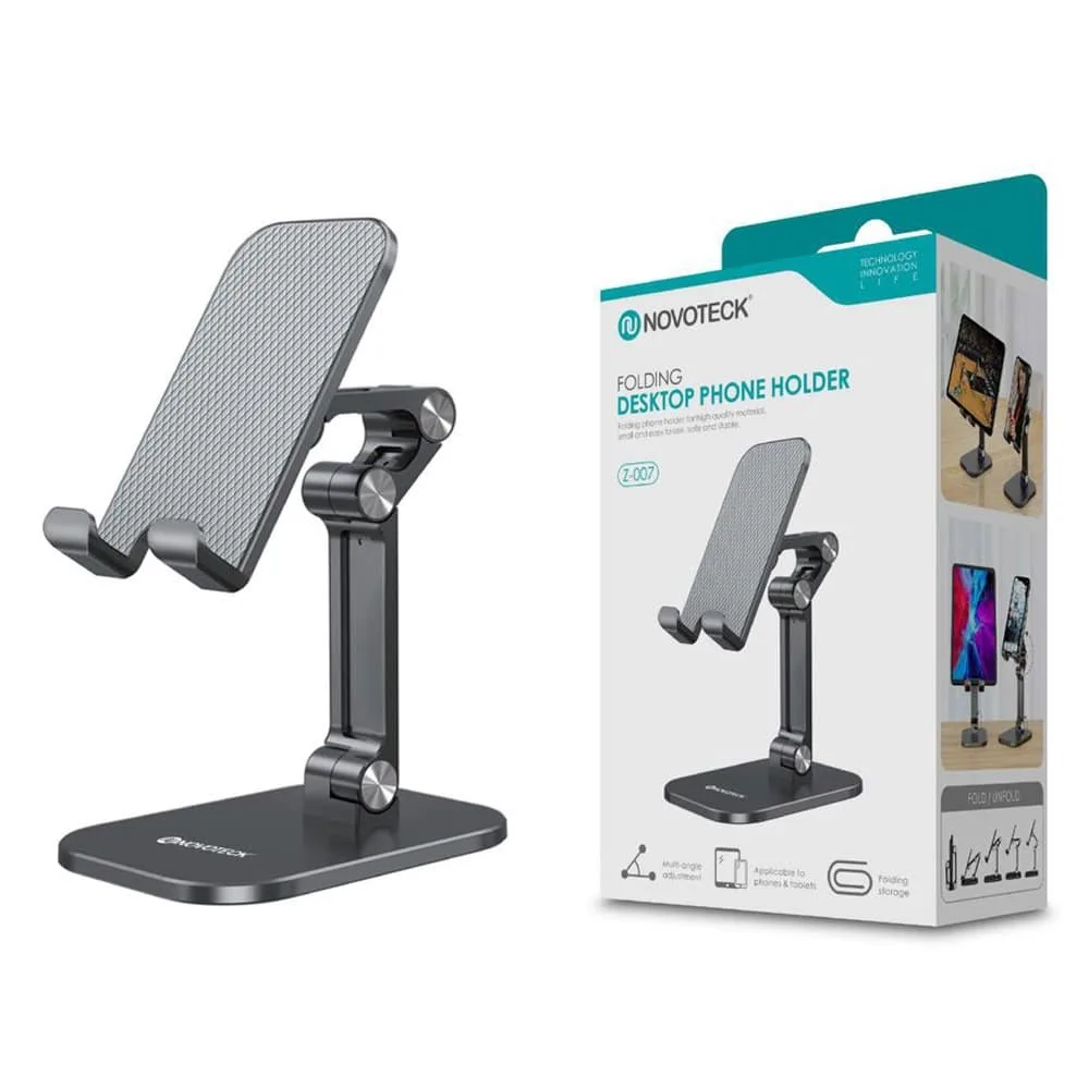 Suporte de Mesa Z-007 para Telemóvel | Tablet - Preto
