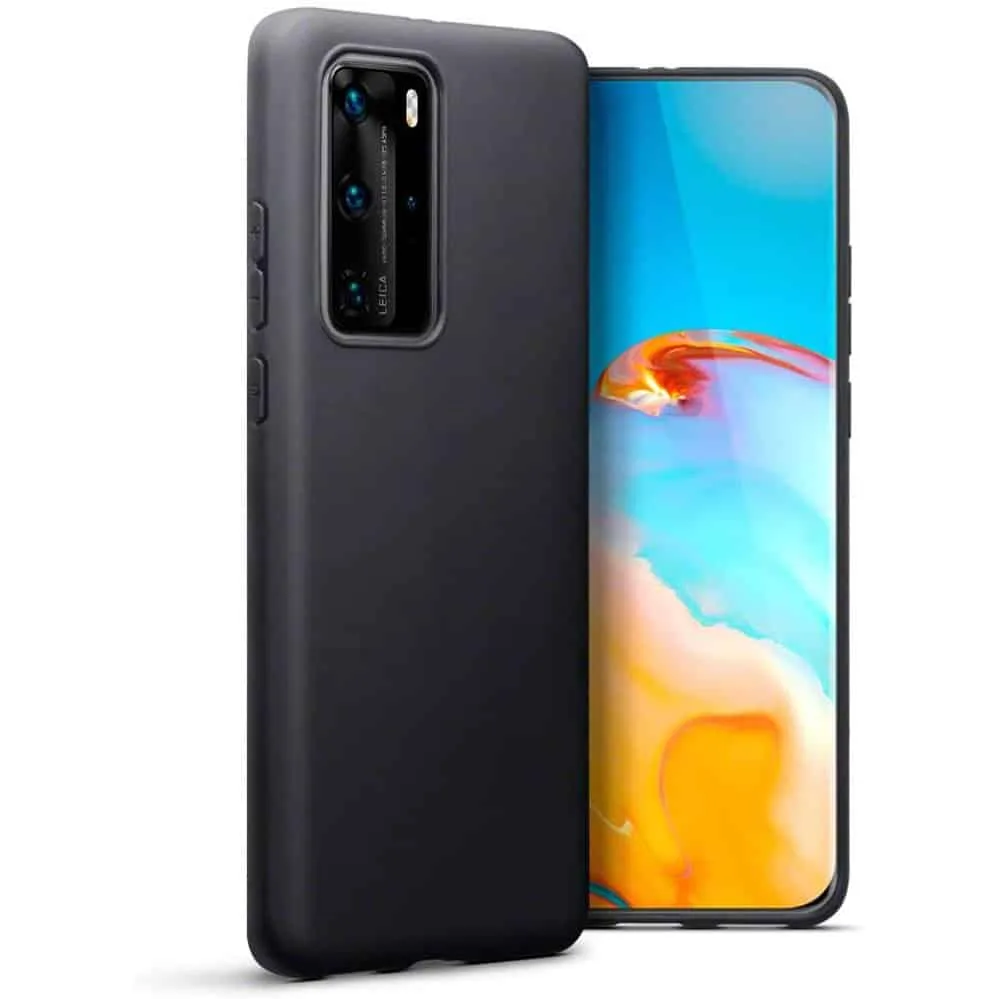Capa Huawei P40 Silicone Premium Preto