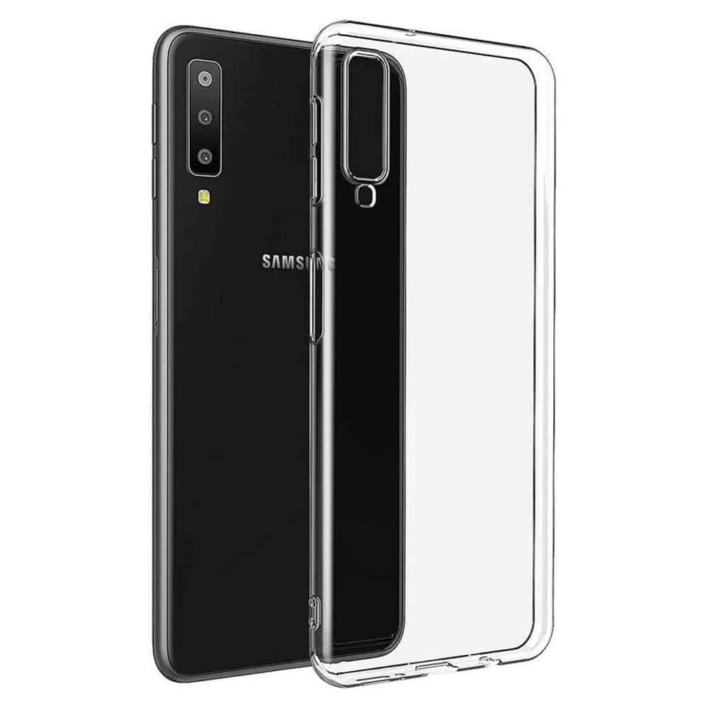 Capa Samsung Galaxy A7 2018 Silicone Premium - Cristal Transparente