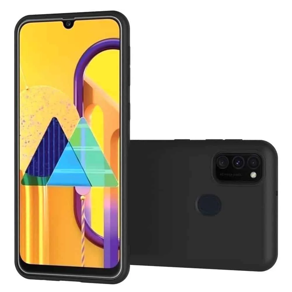 Capa Samsung Galaxy M21 Silicone Premium Preta - Image 2