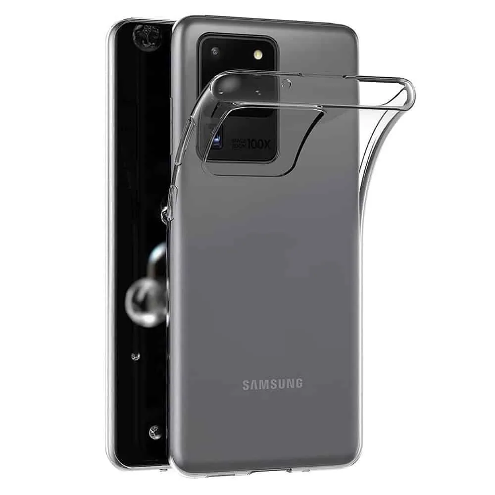 Capa Samsung Galaxy S20 Ultra Silicone Premium - Cristal Transparente