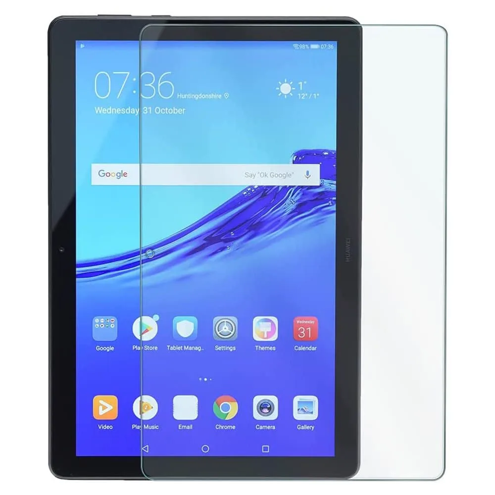 Pelicula de Vidro Temperado Huawei Mediapad T5 10.1" - Super Transparente