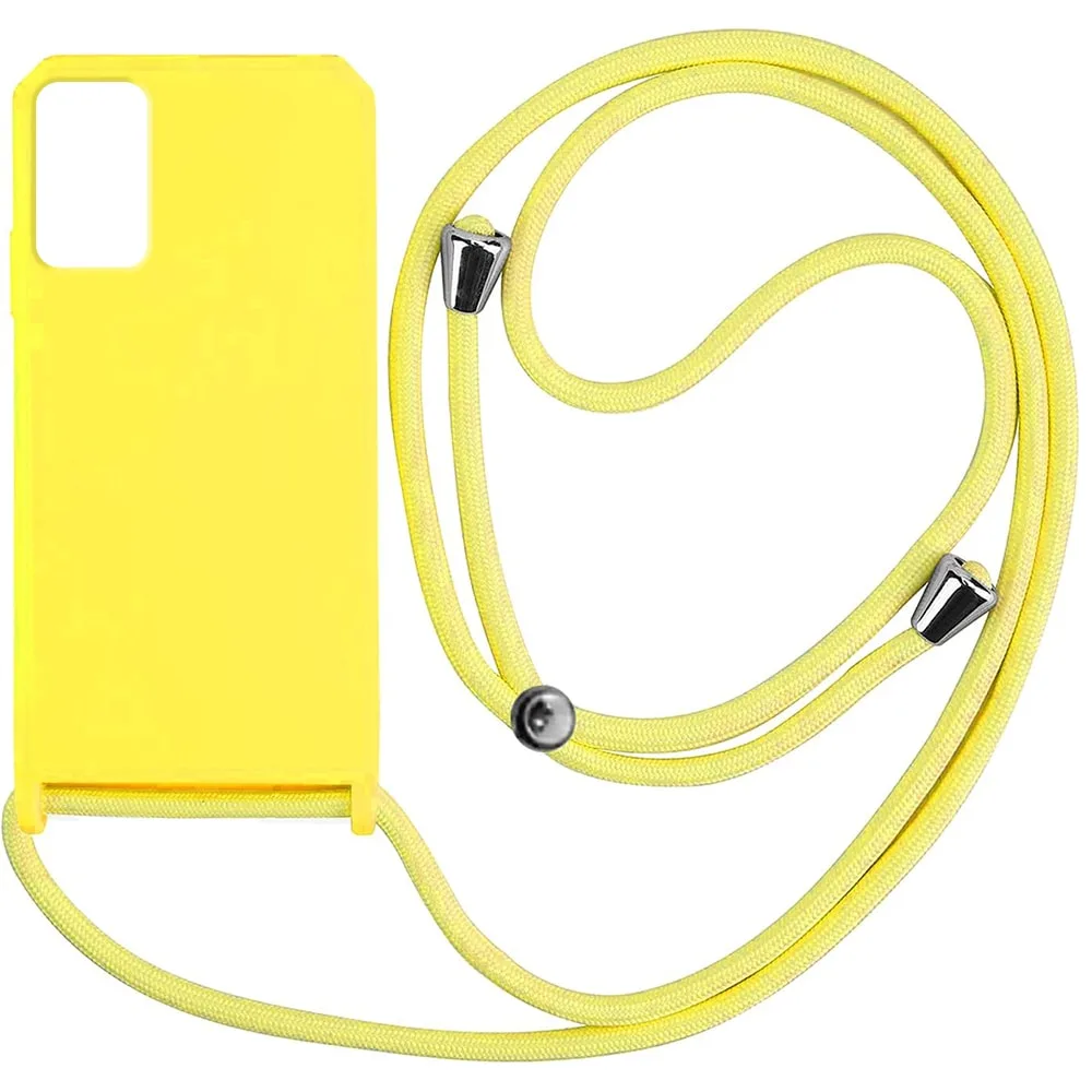 Capa Samsung Galaxy A71 com Cordão - Amarelo