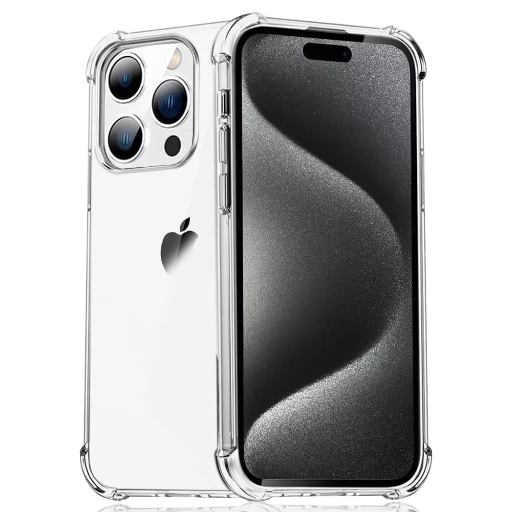 Capa iPhone 15 Pro Anti-Choque Cristal Transparente