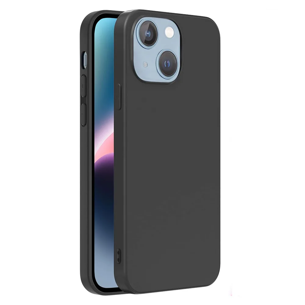 Capa iPhone 13 Silicone Premium Preto