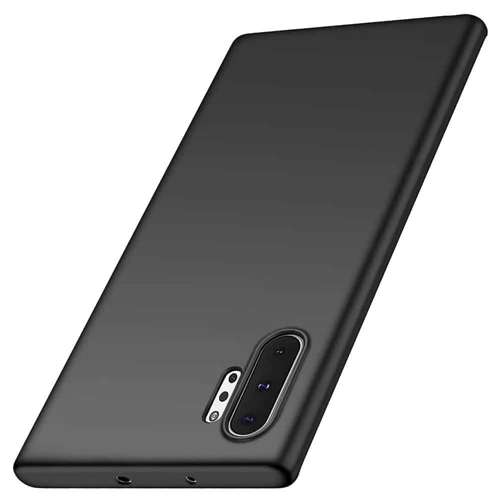 Capa Samsung Galaxy Note 10 Silicone Premium Preto