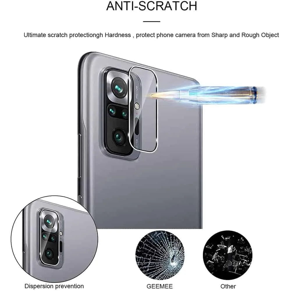 Película de Vidro Temperado Câmera Traseira Xiaomi Redmi Note 10 | 10S - Premium - Image 2
