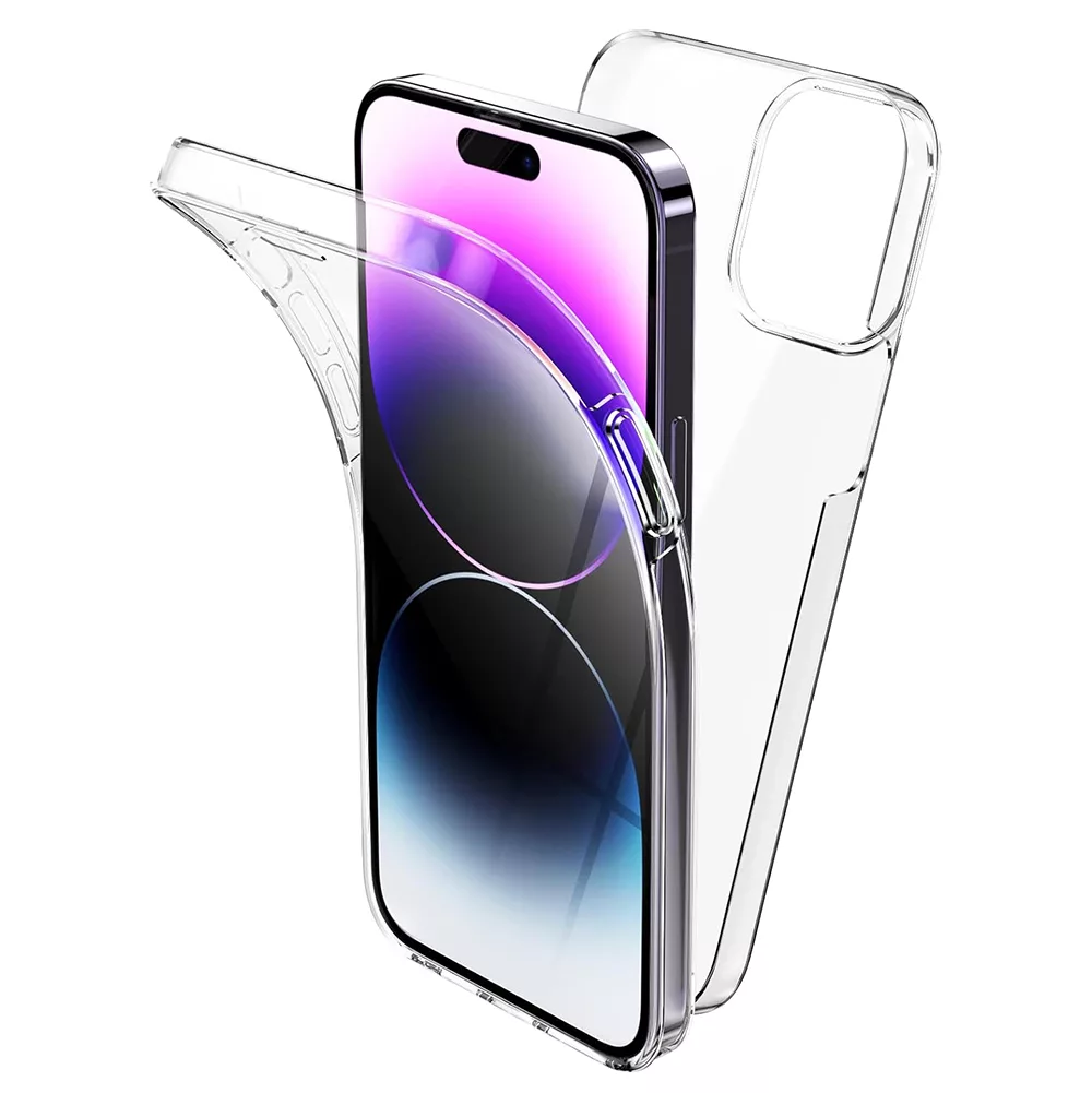 Capa 360 iPhone 15 Pro - Full Cover Transparente