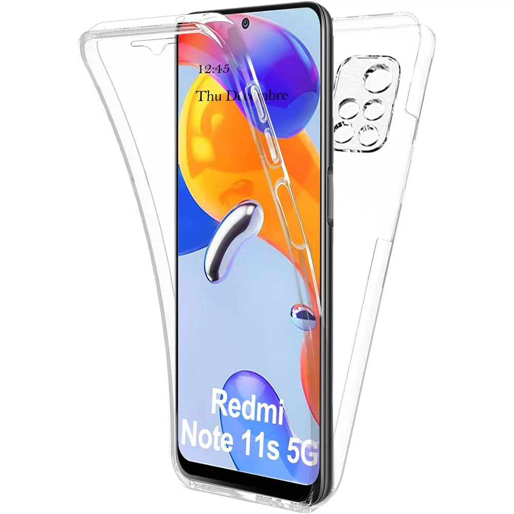 Capa 360 Xiaomi Redmi Note 11S 5G - Full Cover Transparente