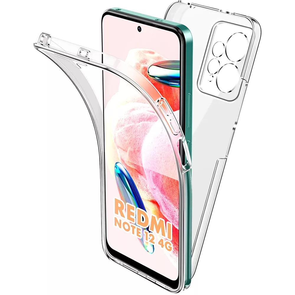 Capa 360 Xiaomi Redmi Note 12 4G Full Cover Transparente
