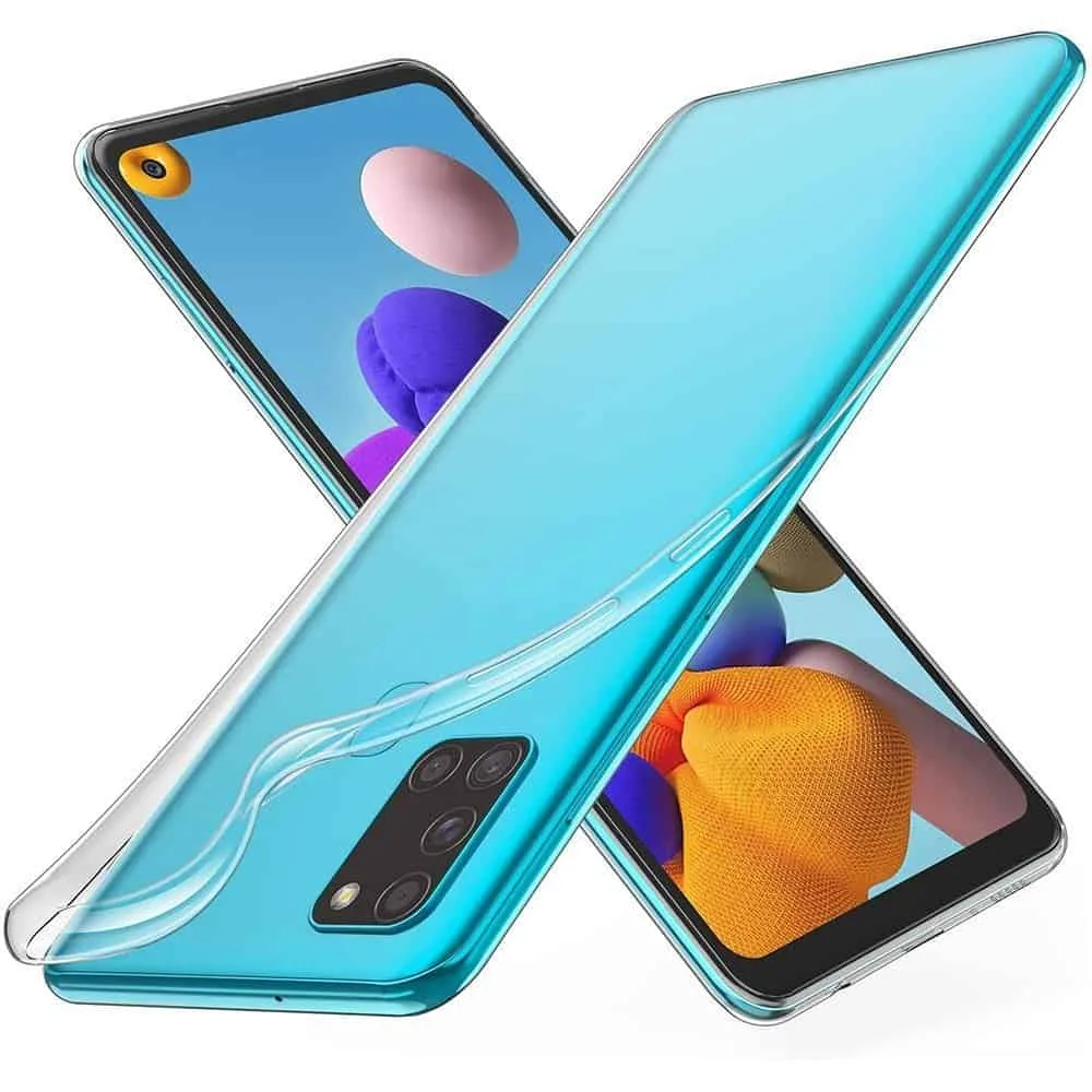 Capa Samsung Galaxy A21S Silicone Ultrafino - Transparente