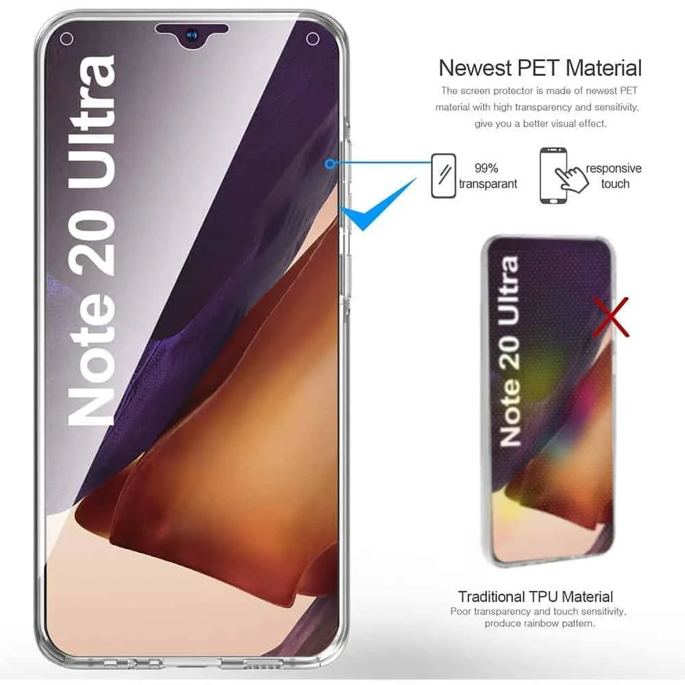 Capa 360 Samsung Galaxy Note 20 Ultra - Full Cover Transparente - Image 3