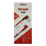 Cabo Micro USB para USB Fast Charging 2.4A - Temco