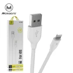 Cabo iPhone Lightning para USB (SJX-169 Mimacro 2A - Branco)