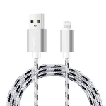 Cabo Trancado Lightning iPhone 2.4A 2M - Prata
