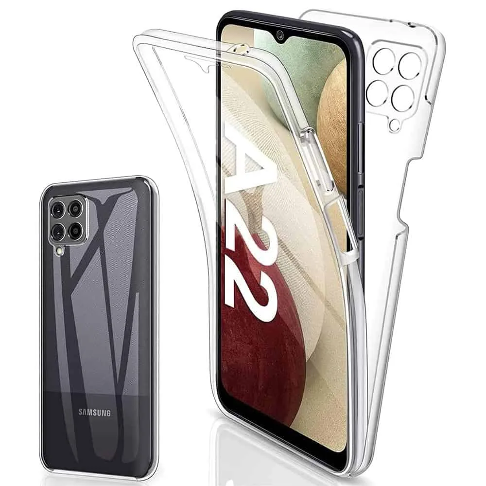 Capa 360 Samsung Galaxy A22 4G - Full Cover Transparente