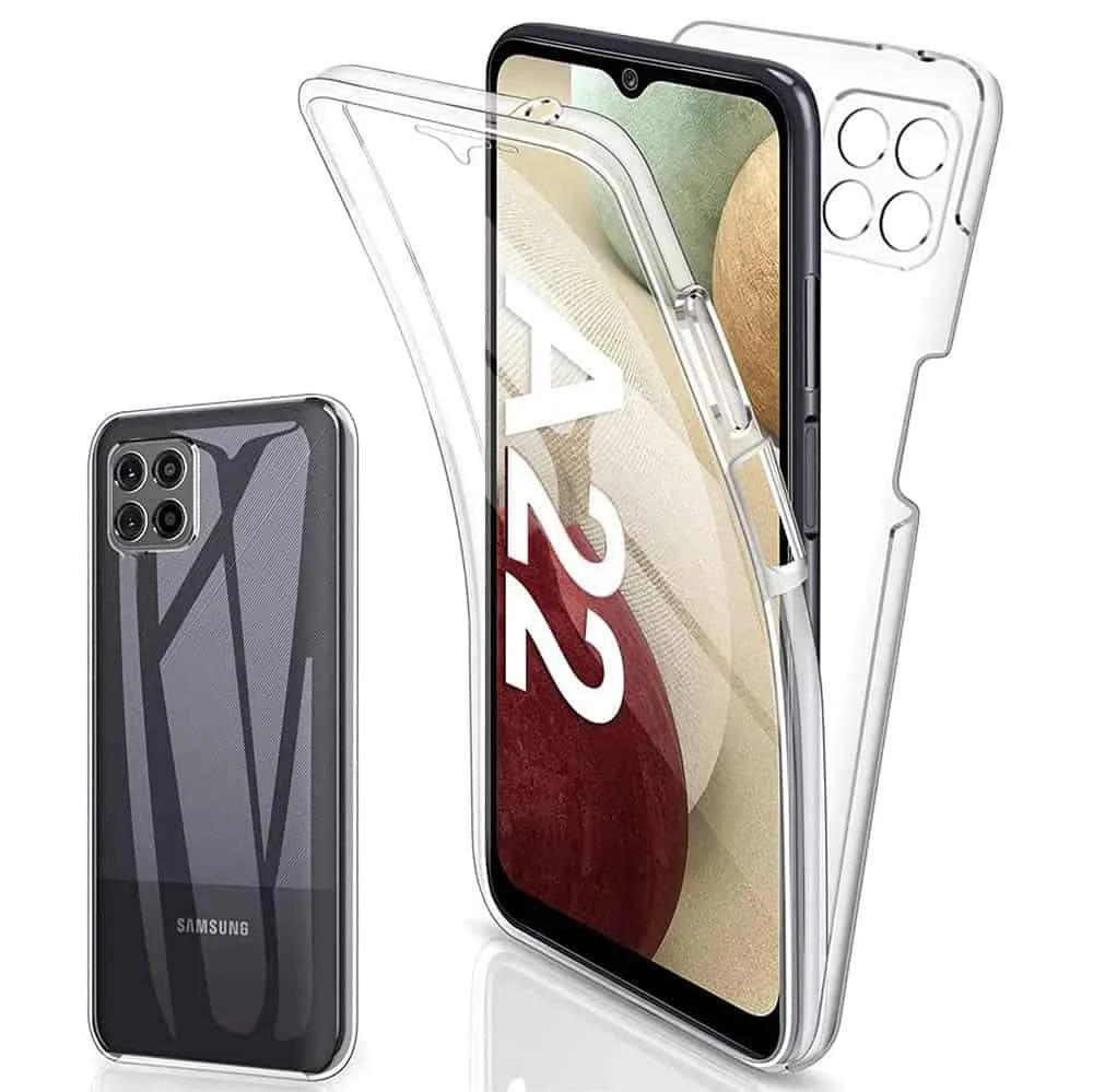 Capa 360 Samsung Galaxy A22 5G - Full Cover Transparente