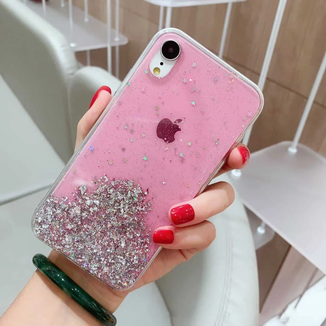 Capa Huawei Y5 2019 Star Glitter - Rosa