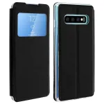 Capa Flip Samsung Galaxy S10 Plus com Janela Preto