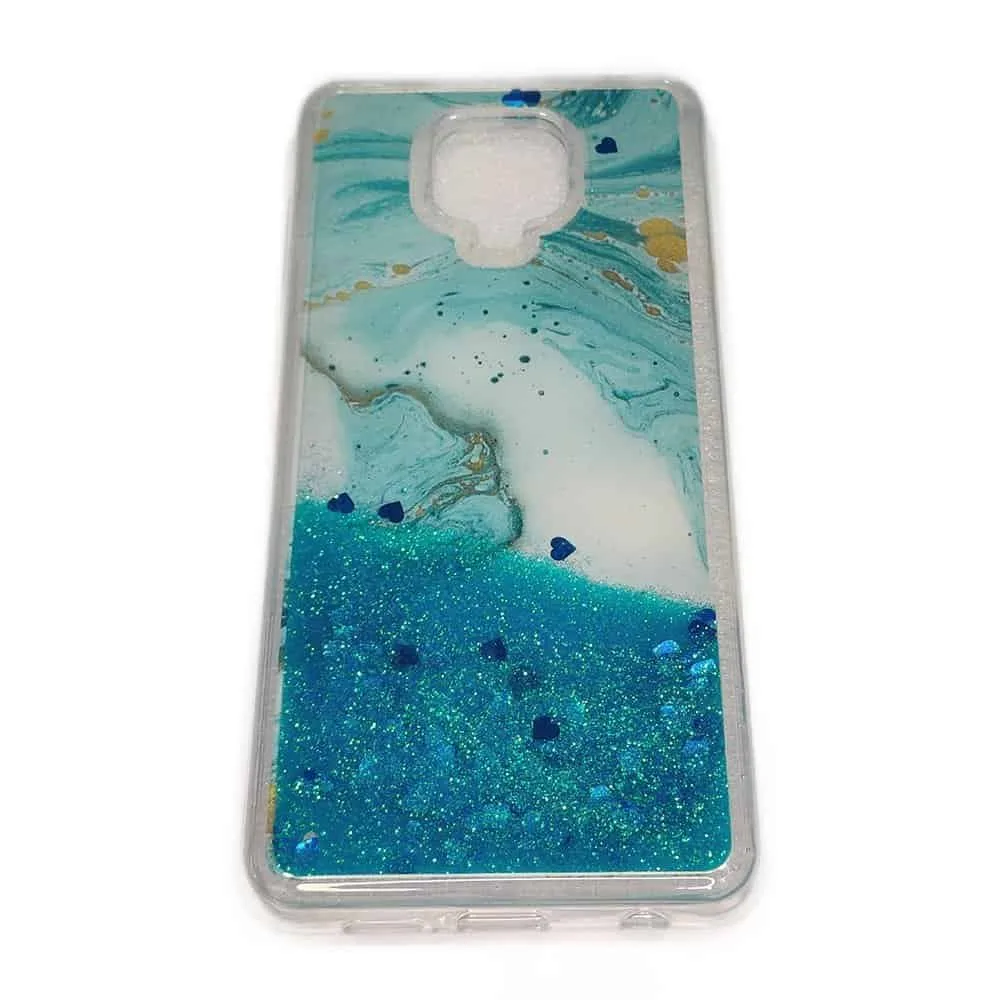 Capa Xiaomi Redmi Note 9S | 9 Pro Liquido Brilhante - Azul
