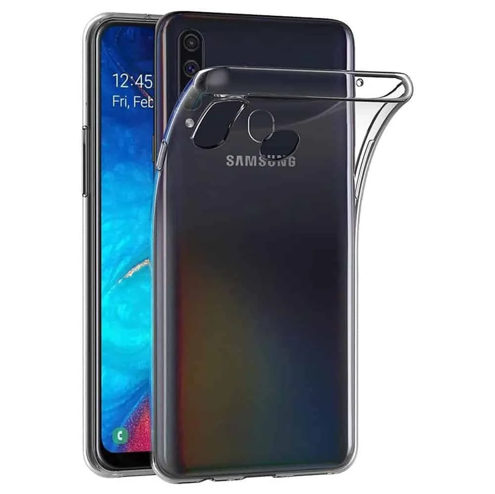 Capa Samsung Galaxy A20S Silicone Premium - Cristal Transparente