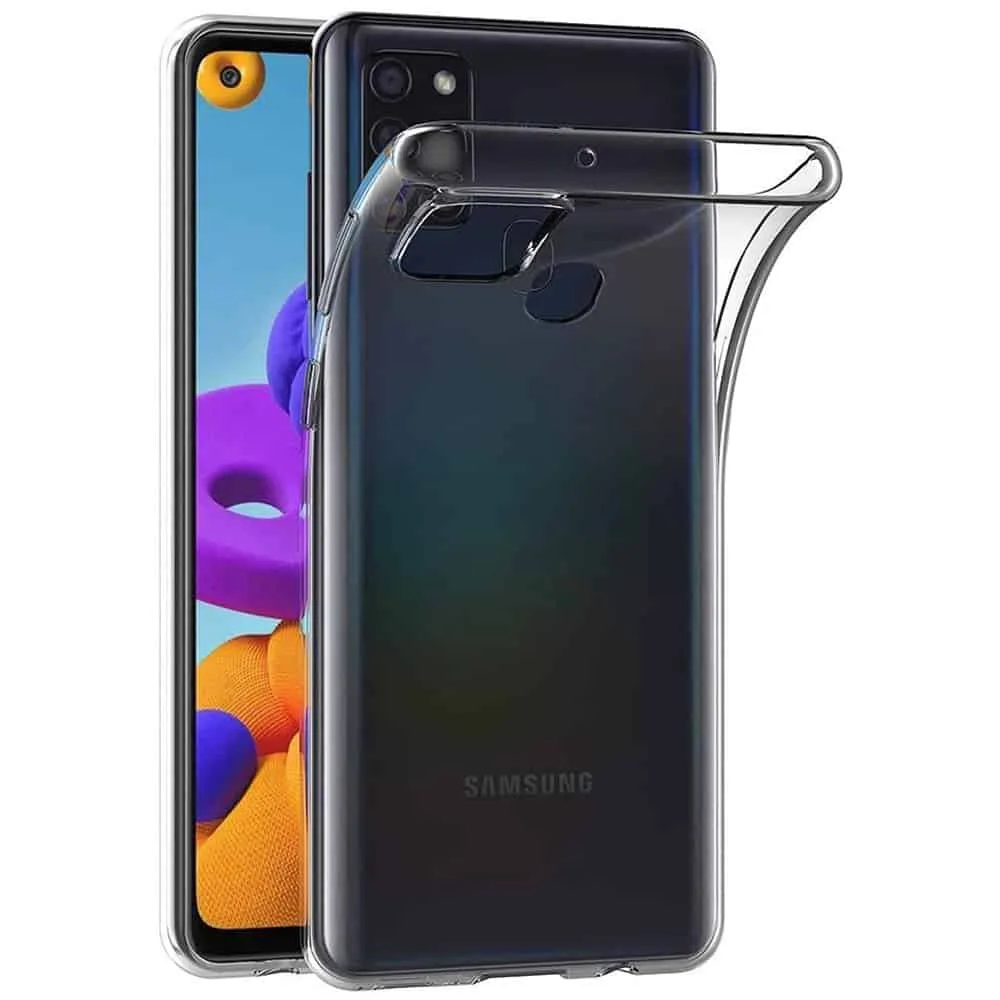 Capa Samsung Galaxy A21s Silicone Premium - Cristal Transparente