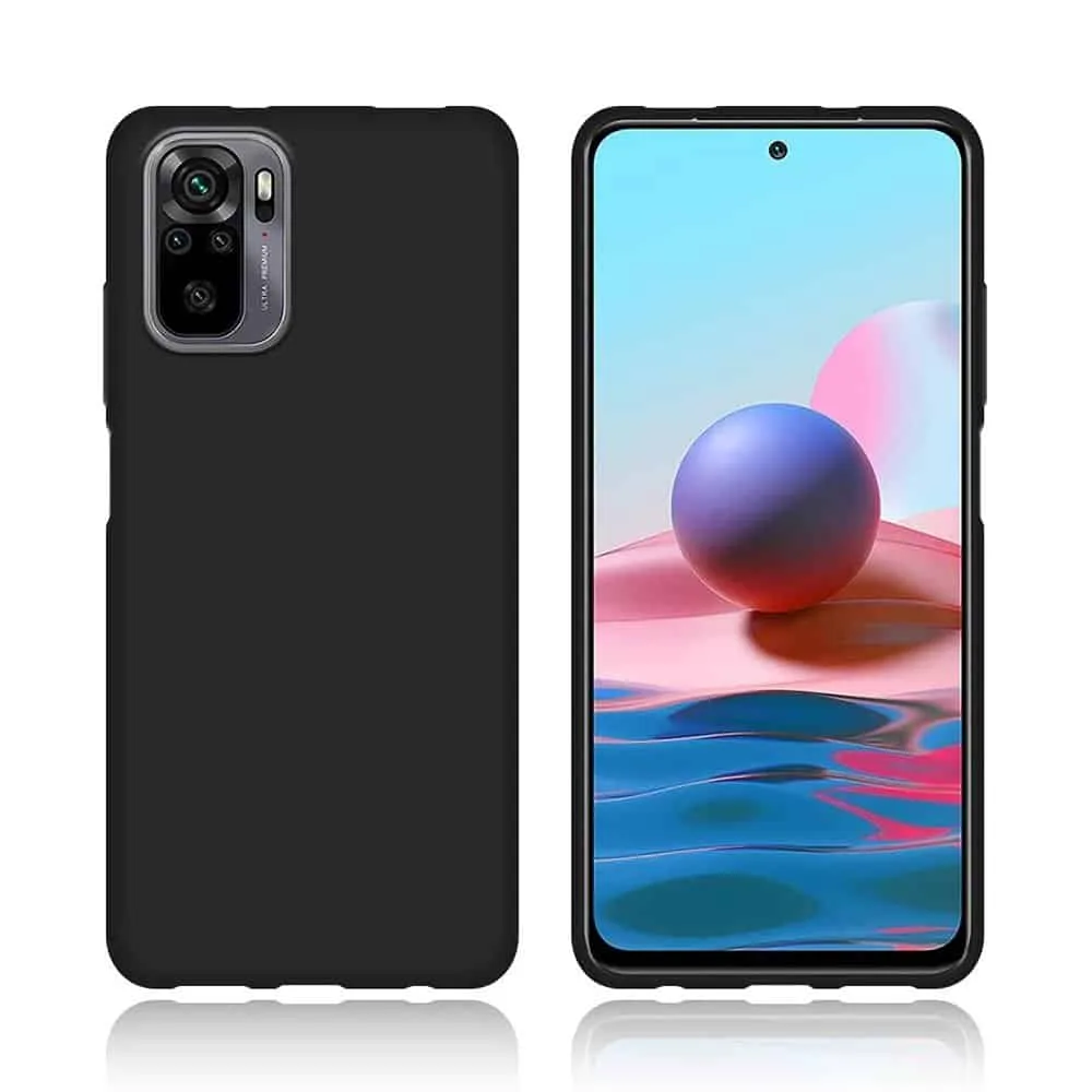 Capa Xiaomi Redmi Note 10S Silicone Premium Preto