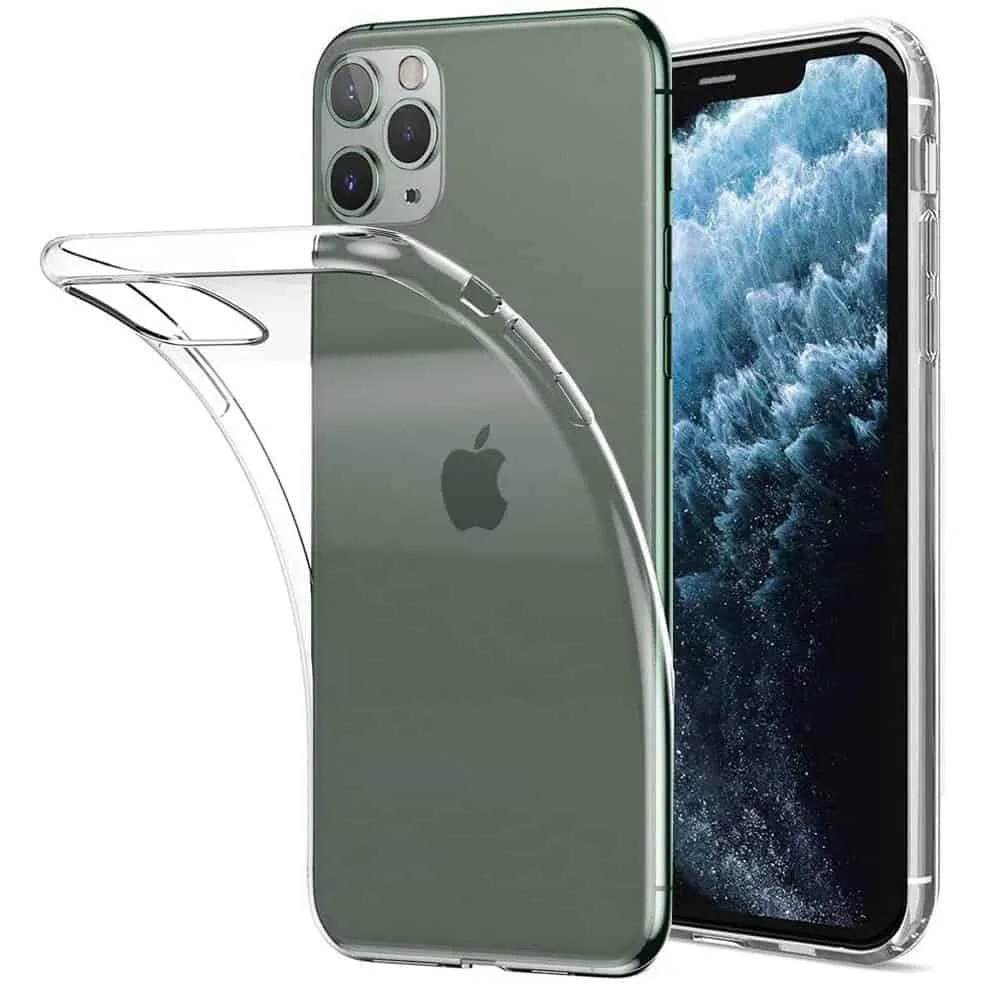 Capa iPhone 11 Pro Max Silicone Premium - Cristal Transparente