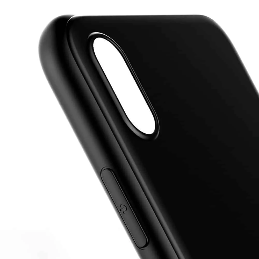 Capa iPhone Xs Silicone Premium Preta