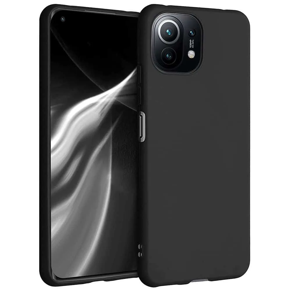 Capa Xiaomi Mi 11 Lite 4G&5G Silicone Ultrafino - Preto