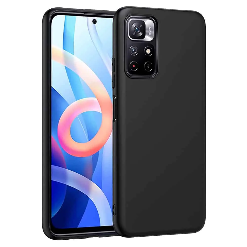 Capa Xiaomi Poco M4 Pro 4G Silicone Premium - Preto