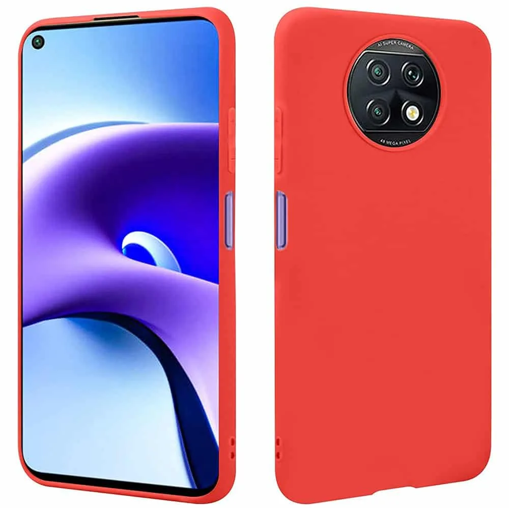 Capa Xiaomi Redmi Note 9T 5G Silicone Ultrafino - Vermelho
