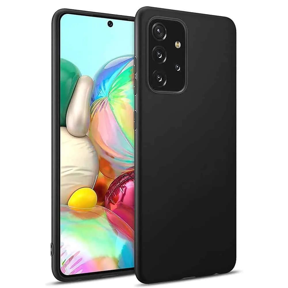 Capa Samsung Galaxy A72 Silicone Ultrafino - Preto