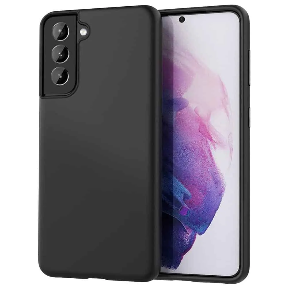 Capa Samsung Galaxy S21 5G Silicone Ultrafino - Preto