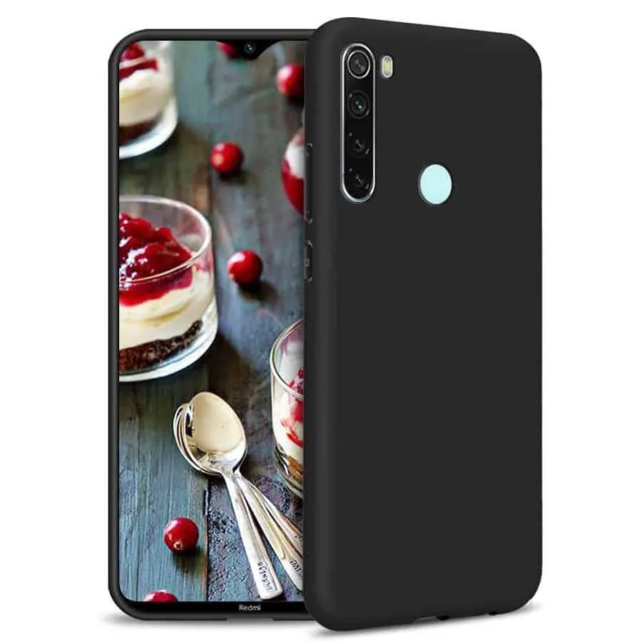 Capa Xiaomi Redmi Note 8T Silicone Líquido Premium - Preto