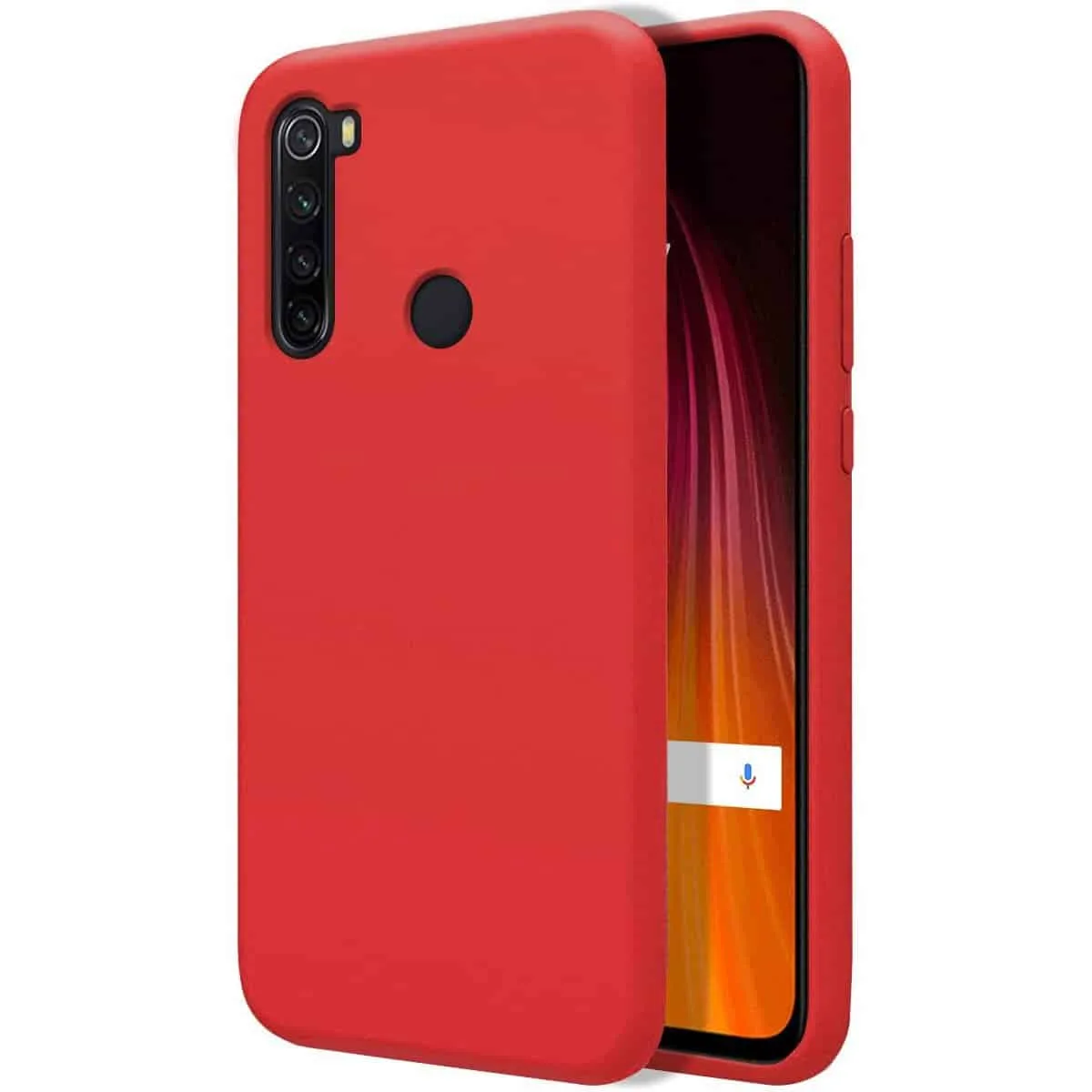 Capa Xiaomi Redmi Note 8T Silicone Líquido Premium - Vermelho