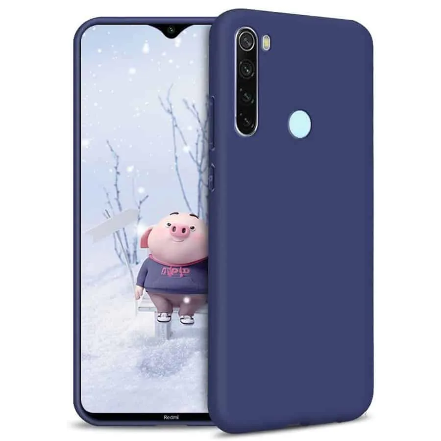 Capa Xiaomi Redmi Note 8T Silicone Líquido Premium - Azul