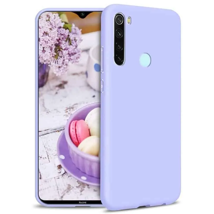 Capa Xiaomi Redmi Note 8T Silicone Líquido Premium - Azul Claro