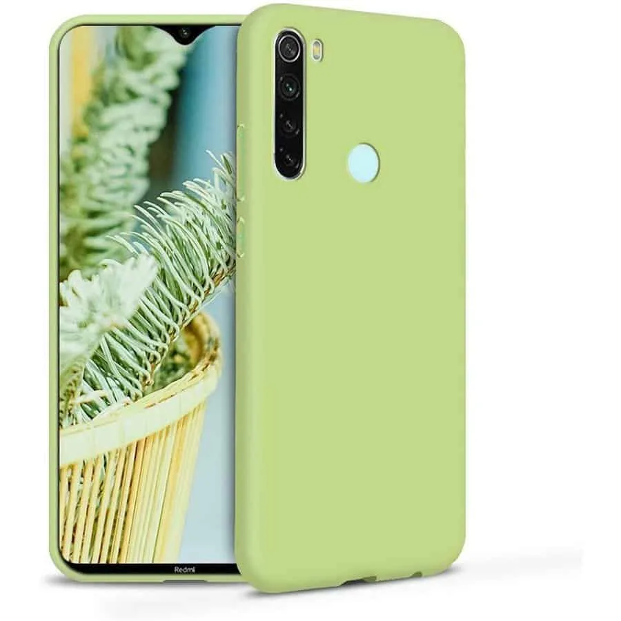 Capa Xiaomi Redmi Note 8 | Note 8 2021 Silicone Líquido - Verde