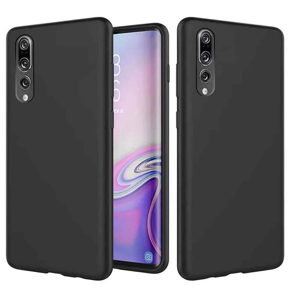 Capa Huawei P20 Pro Silicone Líquido - Preto
