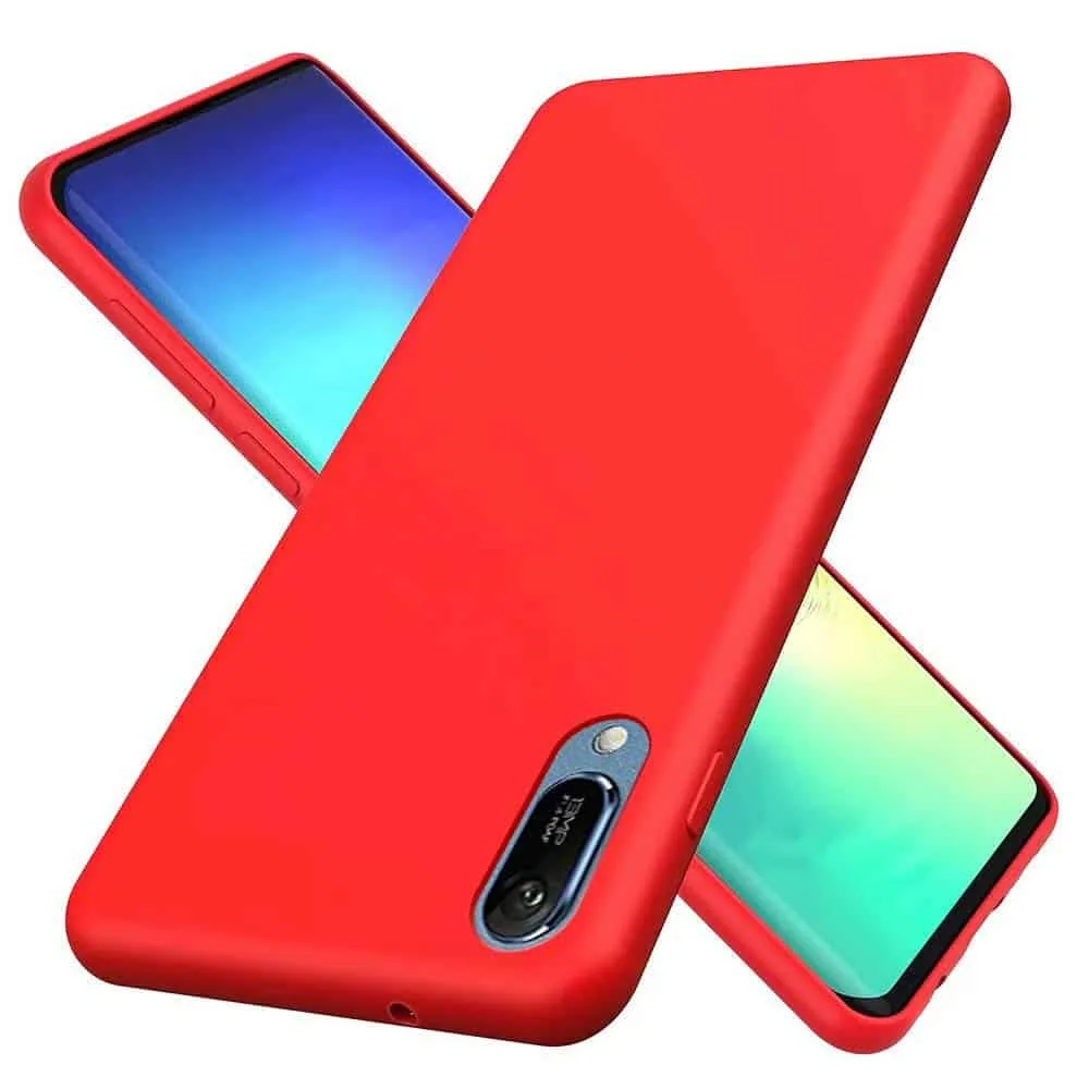 Capa Huawei Y6 2019 Silicone Liquido Vermelho