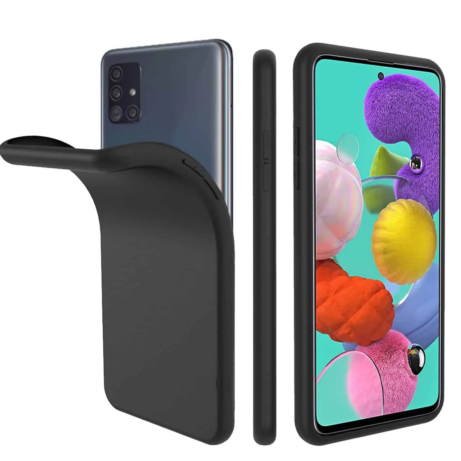 Capa Samsung Galaxy A51 5G Silicone Ultrafino – Preto