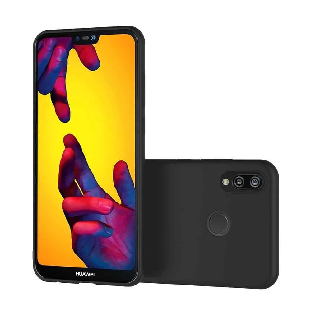 Capa Huawei P20 Lite Silicone Ultrafino - Preta