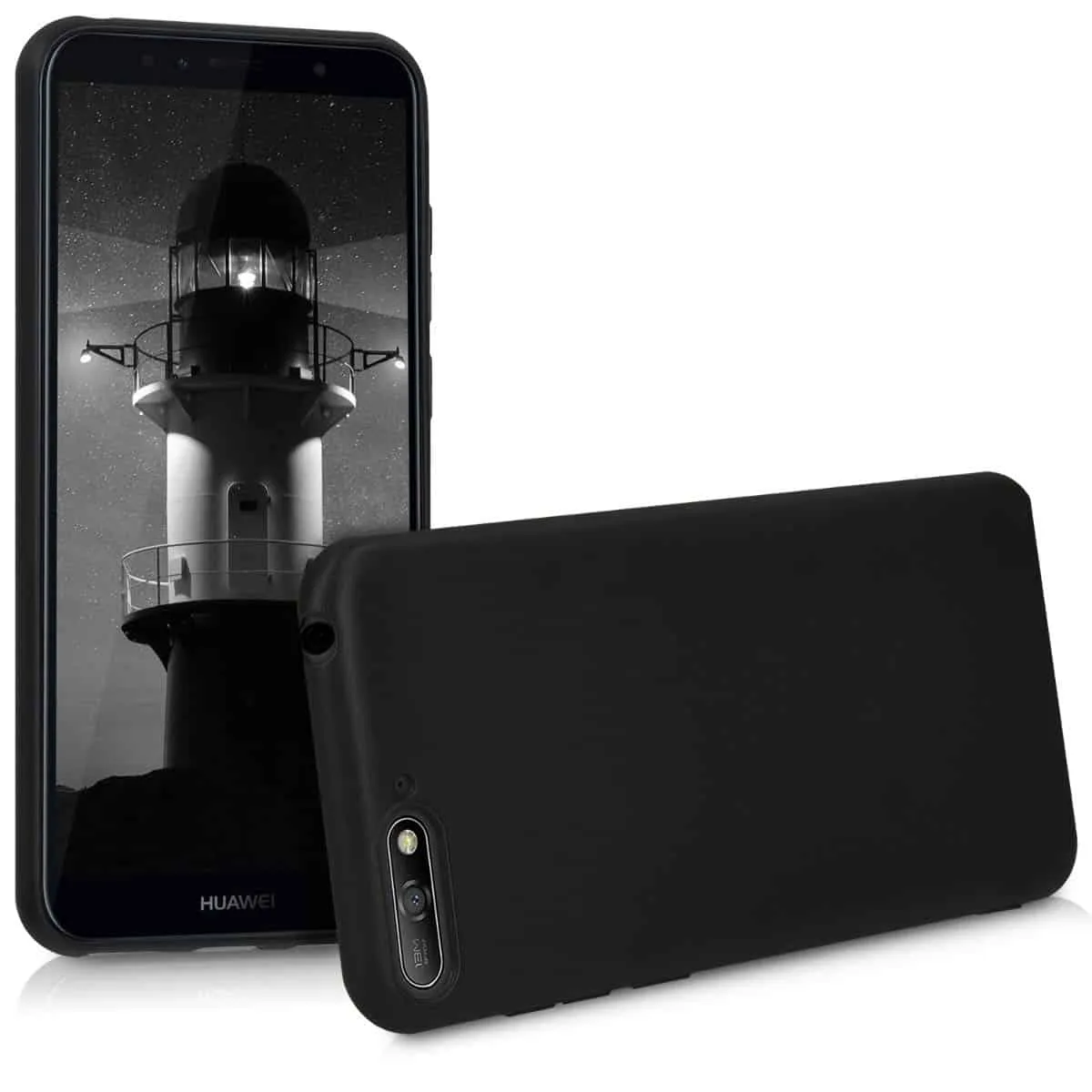Capa Huawei Y6 2018 Silicone Ultrafino - Preta
