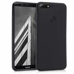 Capa Silicone Huawei Y7 2018 Preta