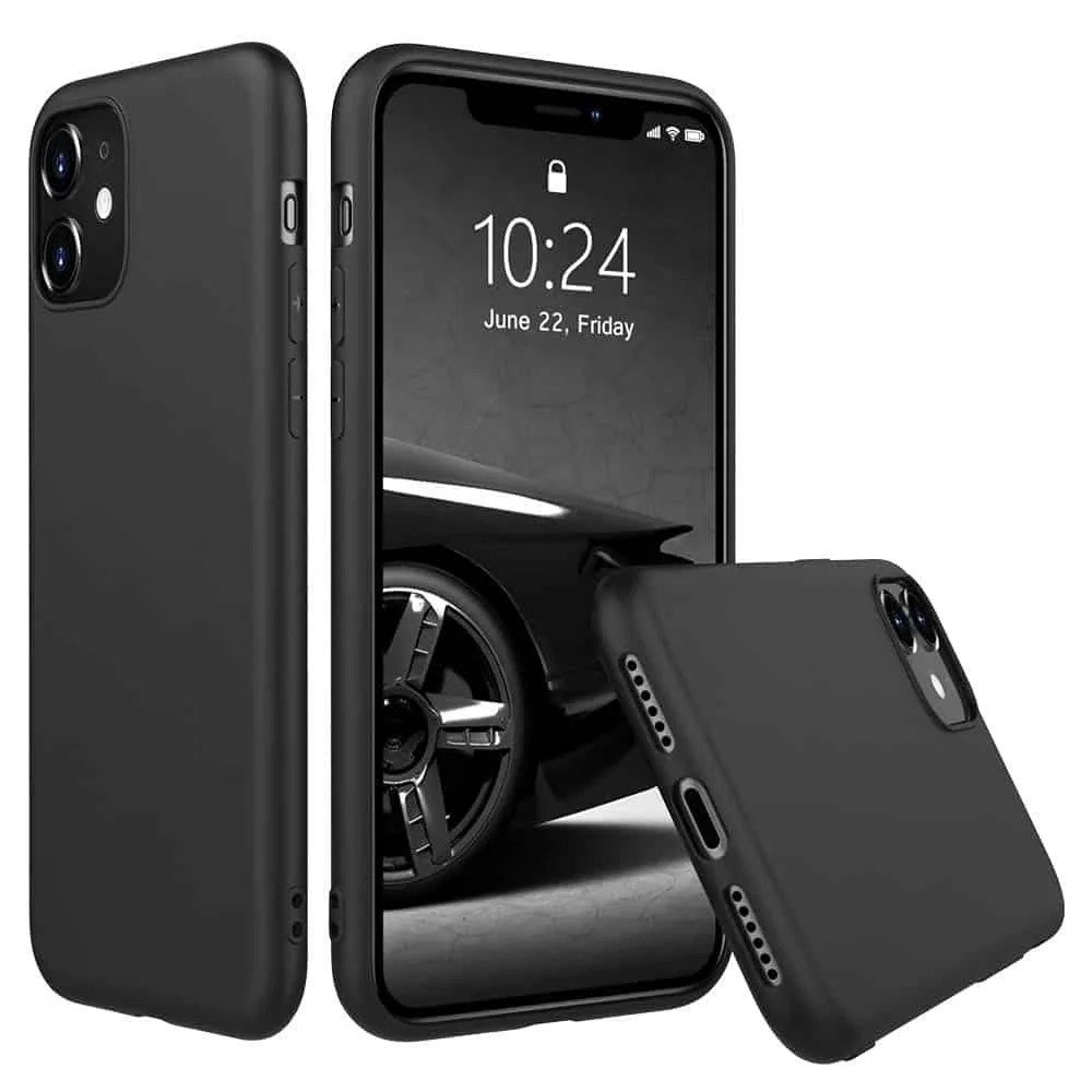 Capa iPhone 12 Pro Max Silicone Premium Preto
