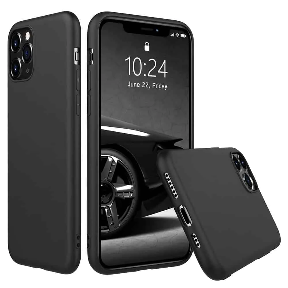 Capa iPhone 11 Pro Silicone Premium Preto